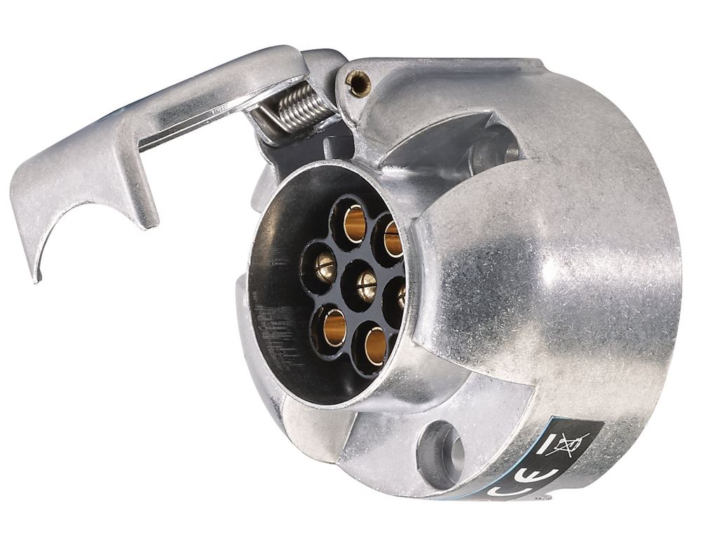 DRAPER 99667 - 7-Pin N-Type Metal Towing Socket
