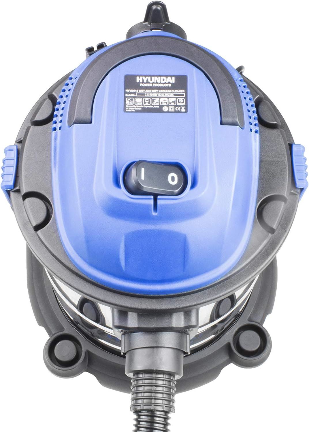 Hyundai HYVI2512 Vacuum Cleaner 25L 16kPa Wet Dry Vac 1200W 3 in 1 Wet Dry Vacuum Workshop Vac Workshop Wet Dry Vac