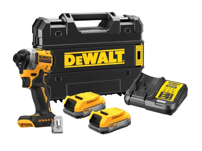 DeWalt DCF850 E2T XR BL Impact Driver 18V 2 x 1.7Ah POWERSTACK Li-ion