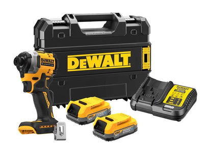 DeWalt DCF850 E2T XR BL Impact Driver 18V 2 x 1.7Ah POWERSTACK Li-ion