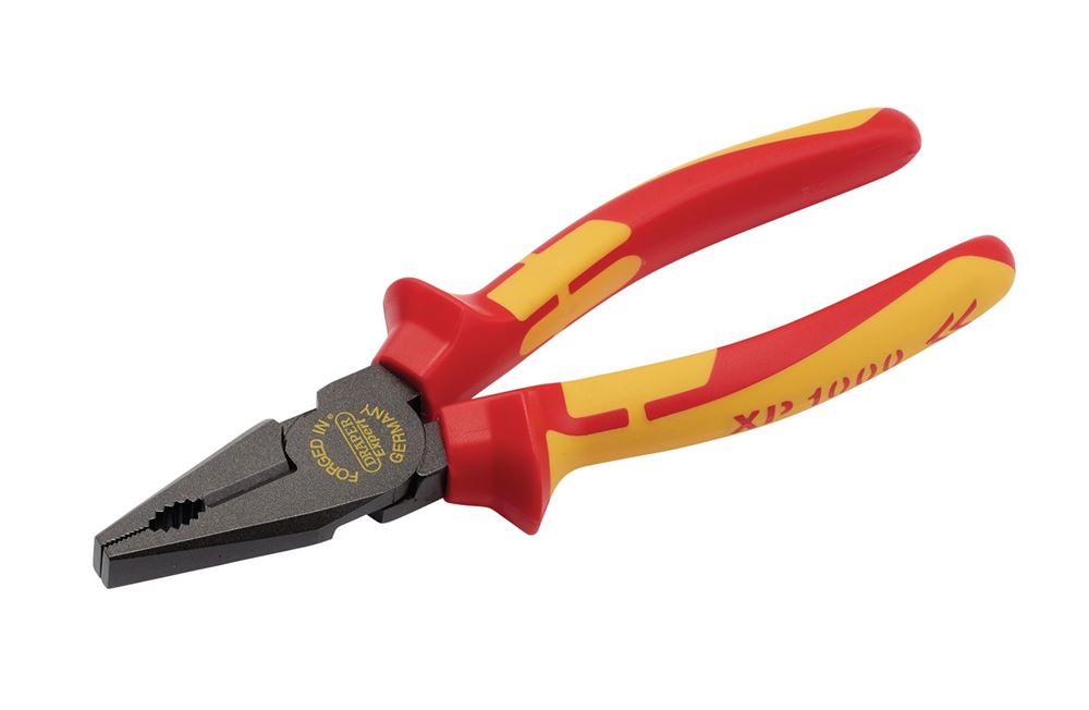 Draper VDE 180MM H/L COMBI PLIER 94635 94635 VDE Hi-Leverage Combi Pliers