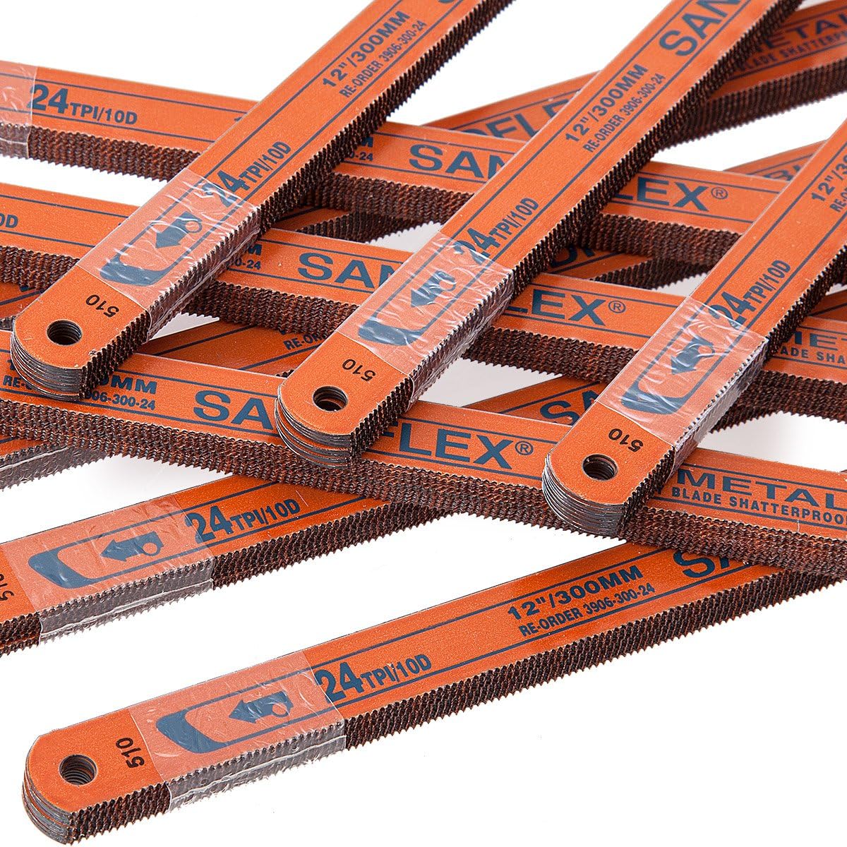Bahco 3906-300-24-100 3906 Sandflex® Hacksaw Blades 300mm (12in) x 24 TPI (Pack 100)