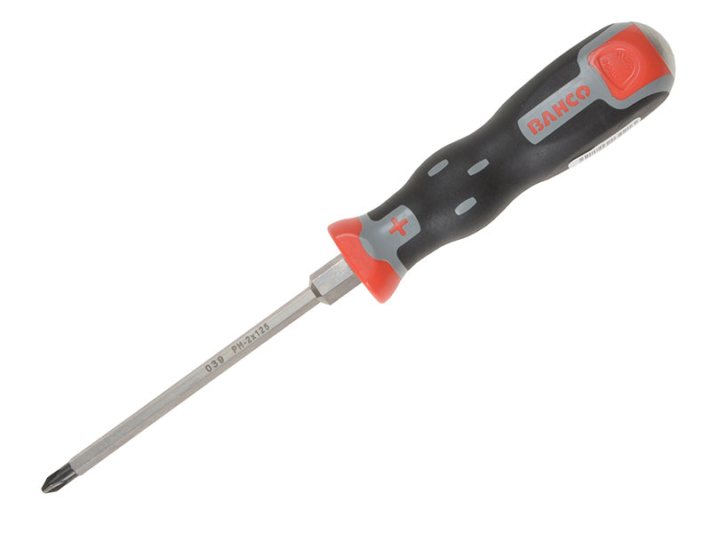 Bahco 039.002.125 Tekno+ Through Shank Screwdriver Phillips Tip PH2 x 125mm