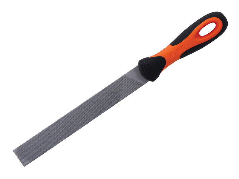 Bahco 1-100-08-2-2 Handled Hand Second Cut File 1-100-08-2-2 200mm (8in)