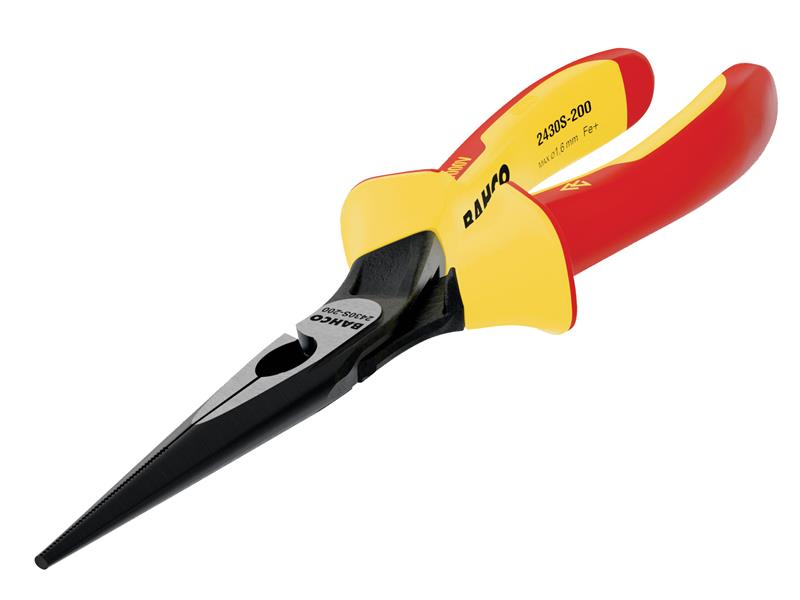 Bahco 2430S- 200 2430S ERGO™ Insulated Long Nose Pliers 200mm (8in)
