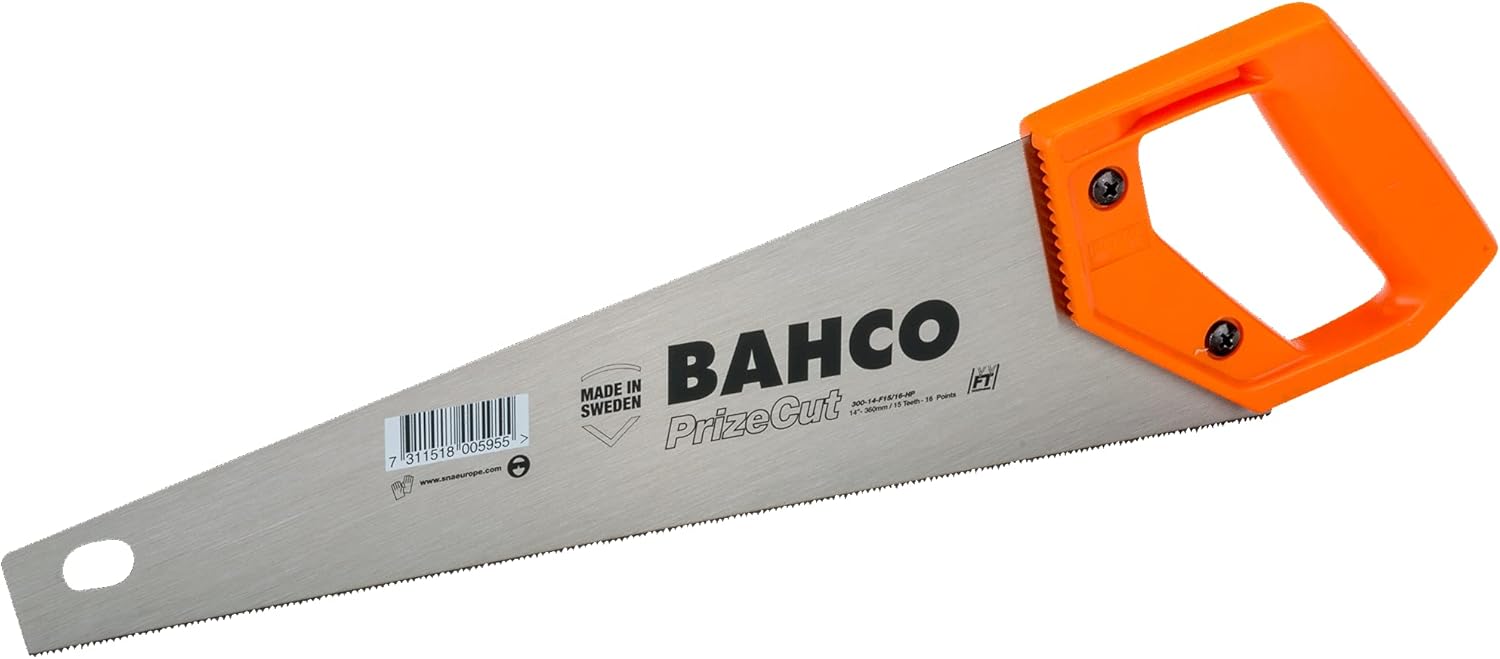 Bahco 300-14-F15/16-HP 300-14-F15/16-HP PrizeCut Toolbox Handsaw 350mm (14in) 15 TPI