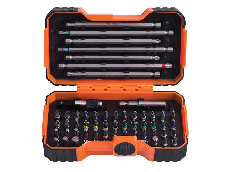 Bahco 59/S54BC 59/S54BC Colour-Coded Bit Set, 54 Piece