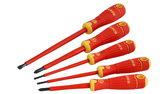 Bahco B220.015 BAHCOFIT Insulated Screwdriver Set, 5 Piece