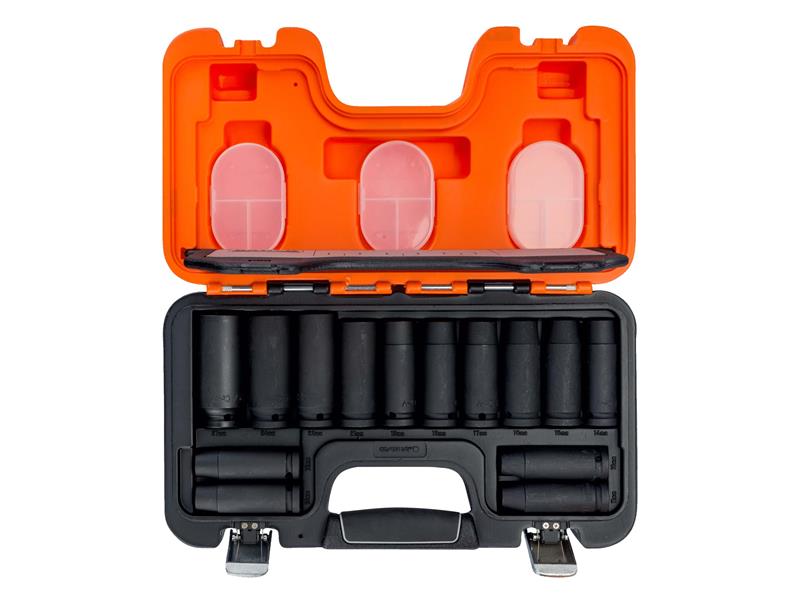 Bahco DD/S14 DD/S14 Deep Impact Socket 14 Piece Set 1/2in Square Drive