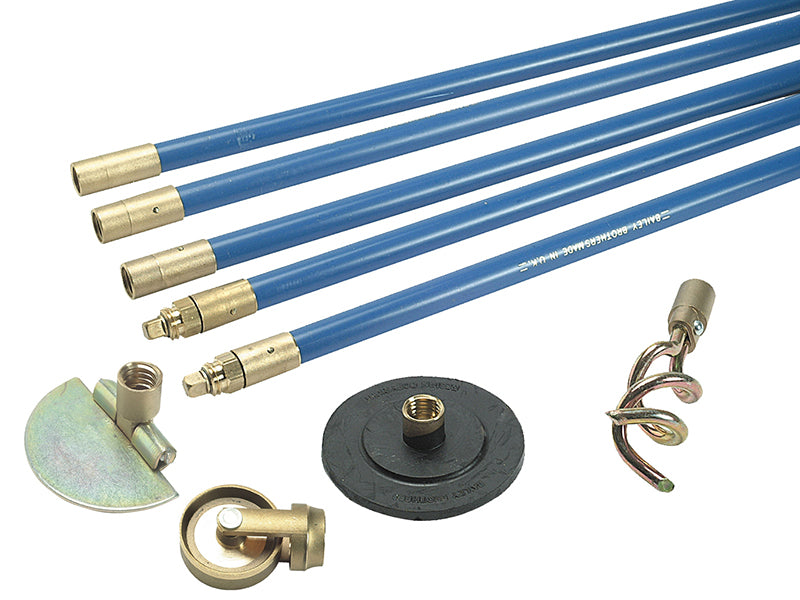 Bailey 1324 1324 Lockfast 3/4in Drain Rod Set 4 Tools
