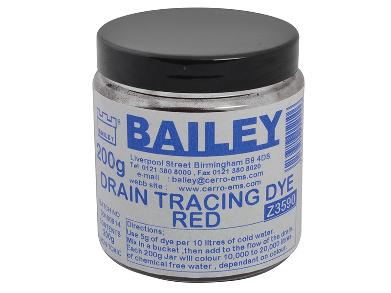 Bailey 3590 3590 Drain Tracing Dye - Red
