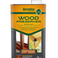 1L Wood Preserver Light Brown Barrettine PREMIER Wood Preserver stain treatment protection exterior