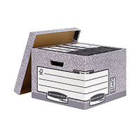 Bankers Stnd Lge Store Box Gry Pk10