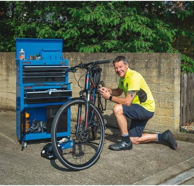 Draper 19563 Blue Roller Cabinet & Tool Chest Combo Lockable Garage Storage