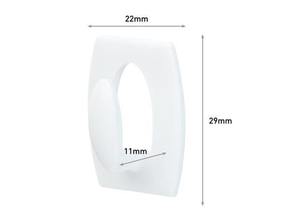 Command� 17006 White Mini Hooks (Pack 6)
