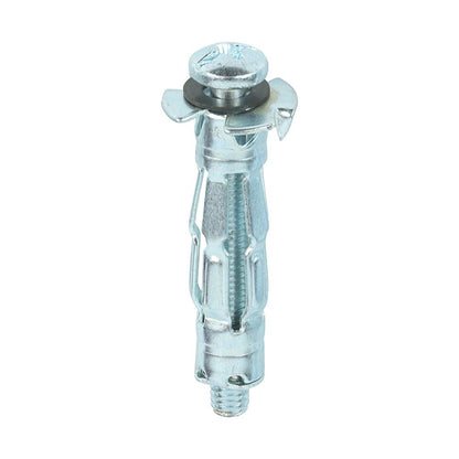 TIMCO Metal Cavity Anchor Zinc M5 x 37 (45mm Screw) Silver Pack 100
