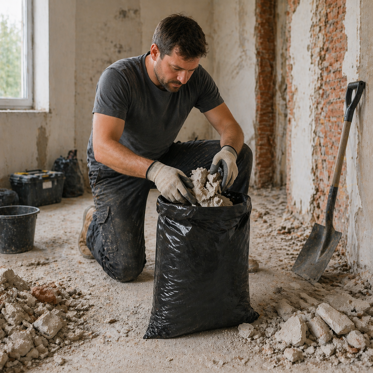 ProSolve Heavy Duty Rubble Sacks Pack 10 Strong Waste Bags Builders Garden