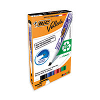 Bic Velleda 1751 Markers Ast Pk4