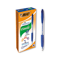 Bic Retractable Ball Pen Blue Box 12