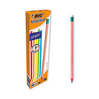 Bic Stripes HB Pencils Assorted Pk12