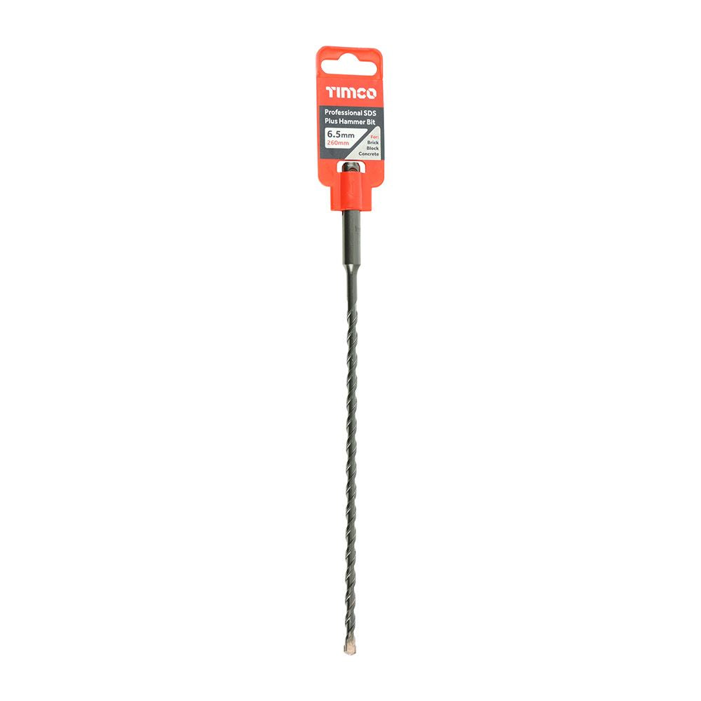 TIMCO Pro SDS Plus Hammer Bits 6.5 x 260 Pack 1