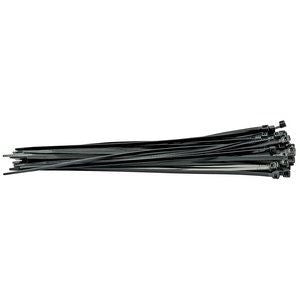 Draper 4.8X300MM CABLE TIE 100 BLACK 70397 Cable Ties (Pack of 100)