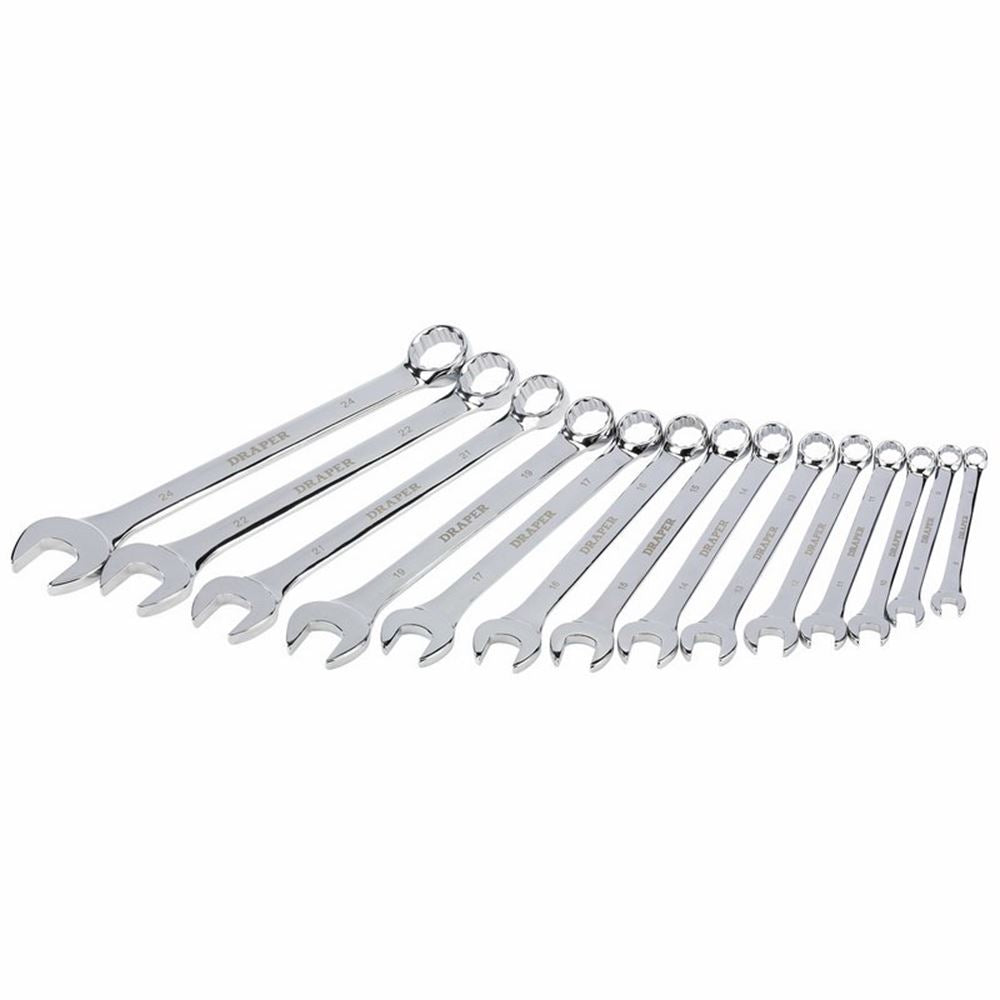 Draper 14PC.COMB SPANNER SET 8-24MM 34236 Draper HI-TORQÂ® Metric Combination Spanner Set (14 Piece)