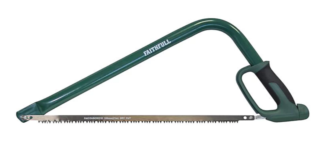 Faithfull Countryman Foresters FAICOUBOW21F Bowsaw 530mm 21in Wood Pruning Saw