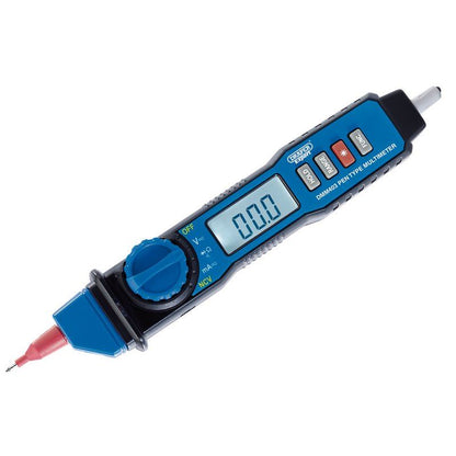 41835 Draper Expert Expert Manual and Auto-Ranging Pen Type Digital Multimeter DMM403 Multimeters 272mm x 132mm x 60mm Professional Trade DIY Worksh
