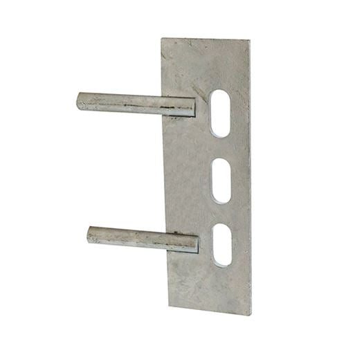 MOQ  -  TIMCO Gravel Board Clip 2 Pin Galv 150 x 50mm Pack 1