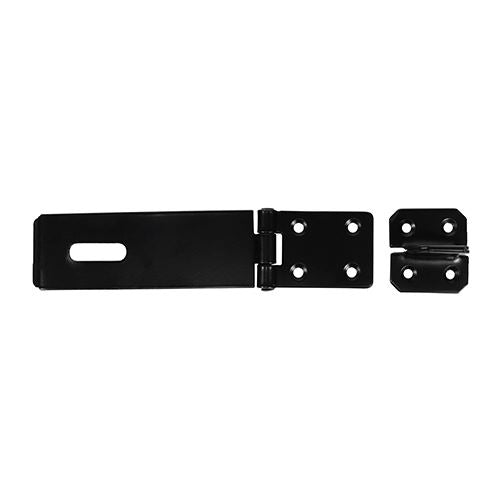 TIMCO Safety Hasp-Staple BLK 4 1/2" Black Pack 1