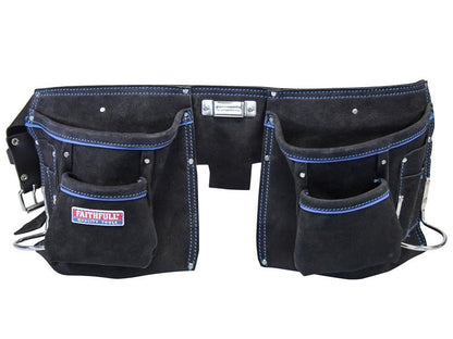 Faithfull FAIDTNP3B Double Tool & Nail Pouch FAIDTNP3B |