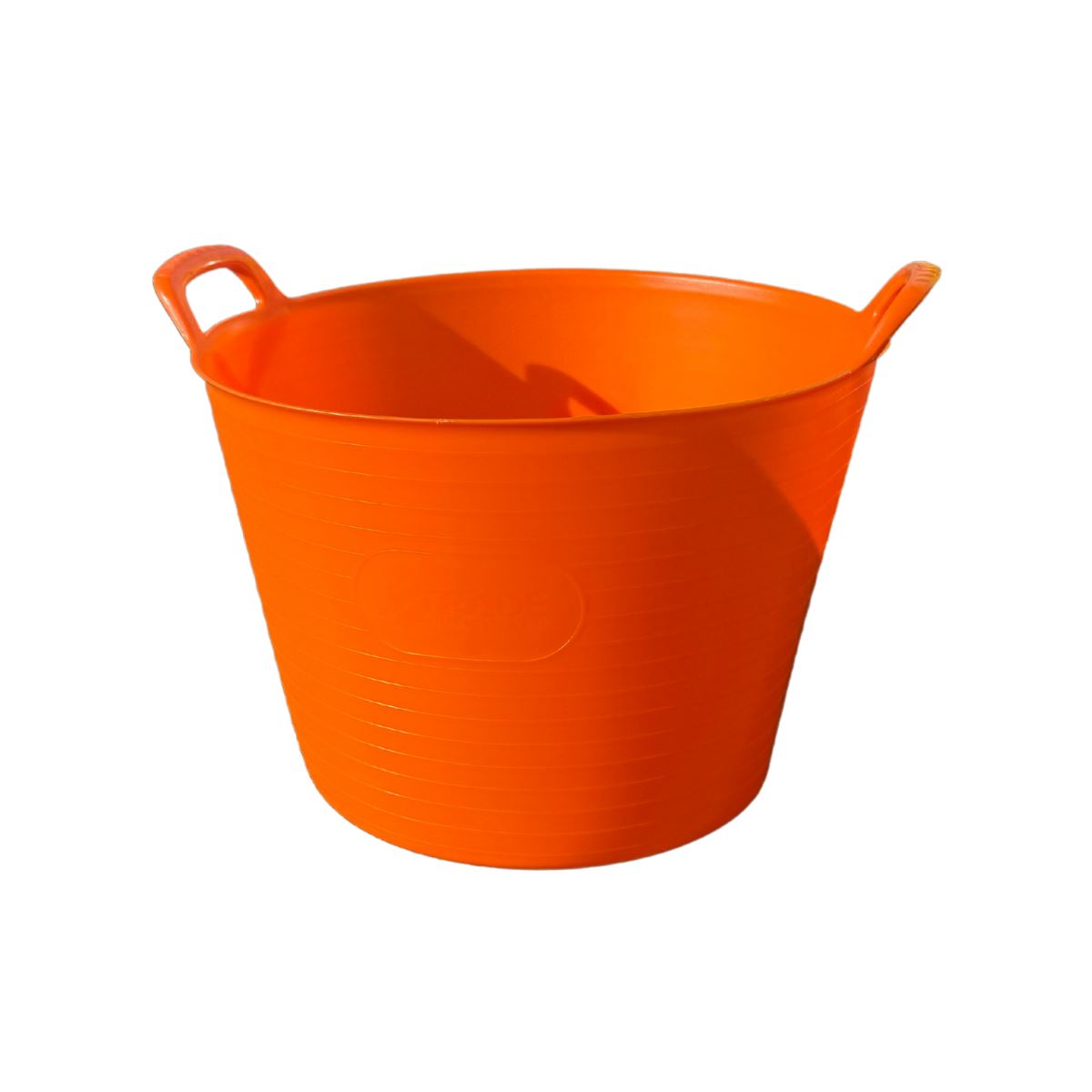 Yuzet Flexi Bucket 42 litre Tub (9 gallon) - ORANGE | Builders Garden Horse Feed