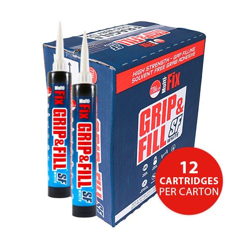 TIMCO Grip & Fill Solvent Free White 350ml Pack 1.0