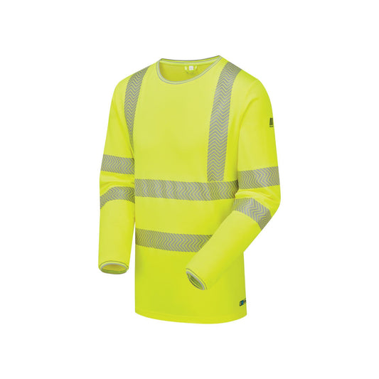 Pulsar LFE935 GRS Hi Vis Long Sleeve T-Shirt Yellow Orange High Visibility Workwear