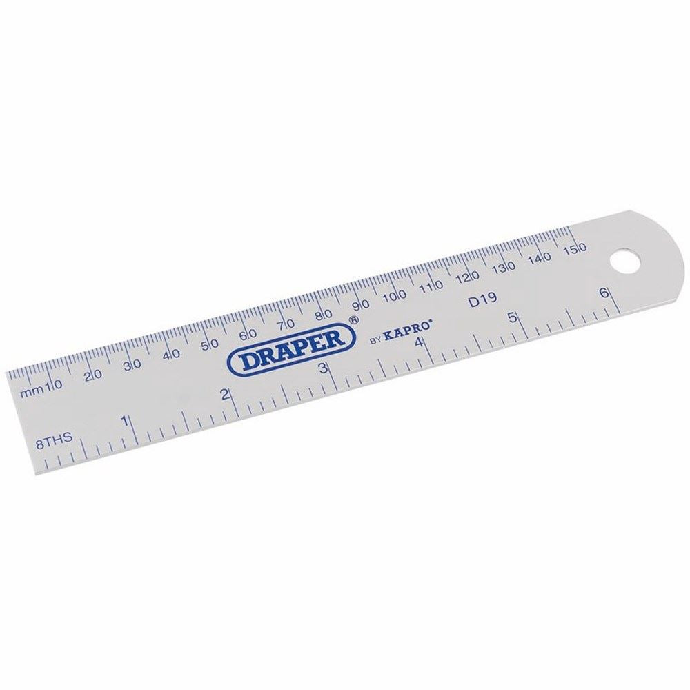 Draper 6/152MM ALUMINIUM RULE 52396 Aluminium Rules