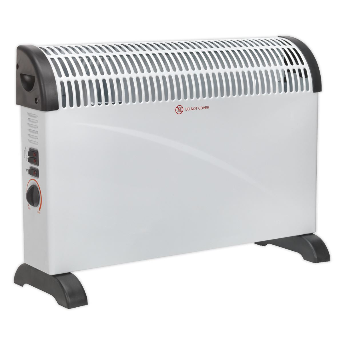 Sealey CD2005T Convector Heater with 3 Heat Settings Thermostat & Turbo Fan 2000W | 750/1250/2000W, 230V, Thermostat, Overheat Protection