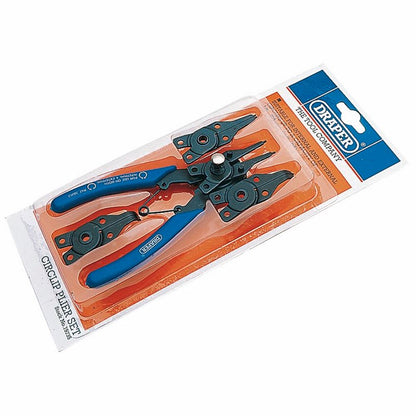 Draper CIRCLIP PLIER SET 5PC 19735 Circlip Pliers Set, 165mm (5 Piece)