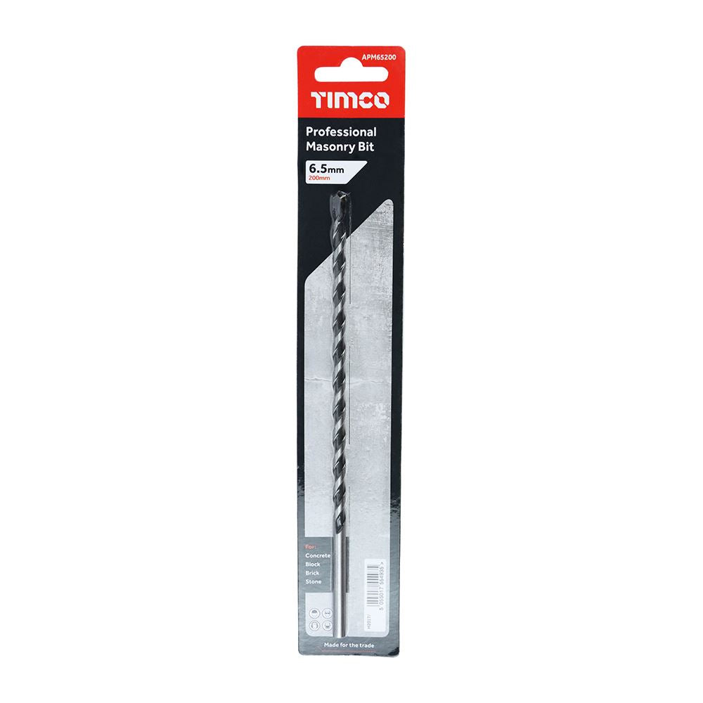 TIMCO Professional Masonry Bit 6.5 x 200 Pack 1