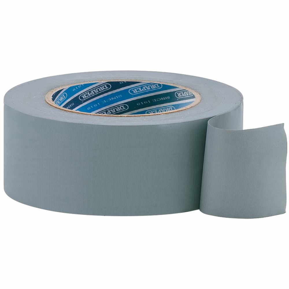 Draper GREY DUCT TAPE 30M X 50MM 49430 Grey Duct Tape Rolls