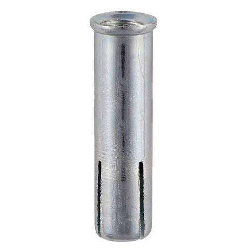 TIMCO Drop In Anchor - Lipped - BZP M8 Silver Pack 100