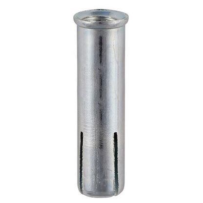 TIMCO Drop In Anchor - Lipped - BZP M8 Silver Pack 100