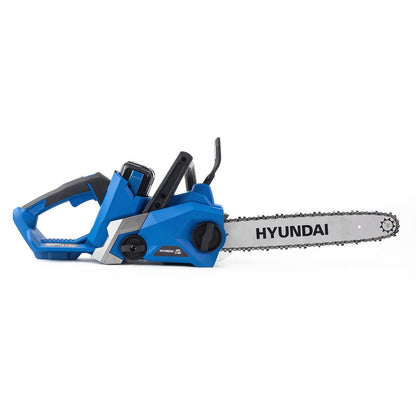 Hyundai HYC40LI Cordless Chainsaw 40V 2.5Ah 14in 35cm Bar 17m/s Battery & Charger Li-Ion Garden Saw Tree Log Cutting Garden Saw