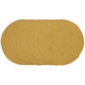 Draper 150MM GOLD SANDING DISC 400G 64282 64282 Gold Sanding Discs with Hook & Loop, 150mm (Pack of 10)