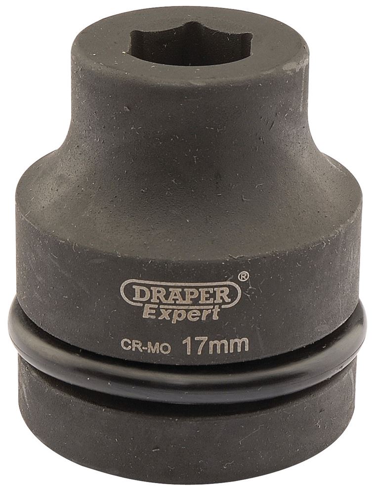 Draper 17MM IMPACT SOCKET 1DR 05098 HI-TORQÂ® Metric Impact Sockets, 1" Sq. Dr.