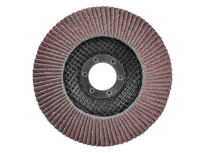 Faithfull FAIFD115A80 Aluminium Oxide Flap Disc 115 x 22mm 80 Grit |