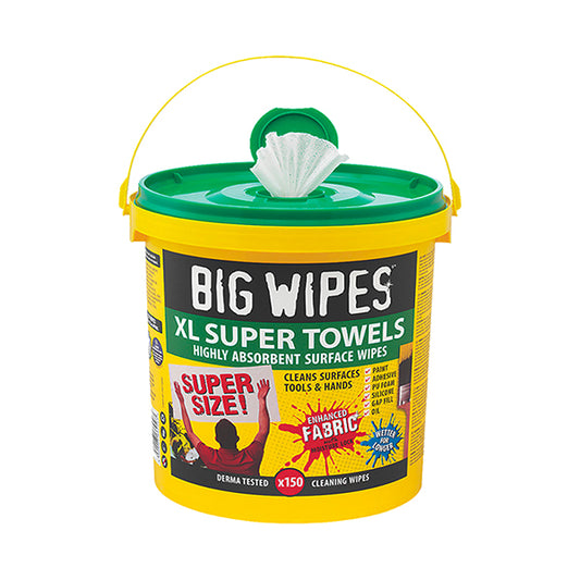 Big Wipes 150 Multi Surface XL Super Towels Industrial Tools Surfaces Cleaning