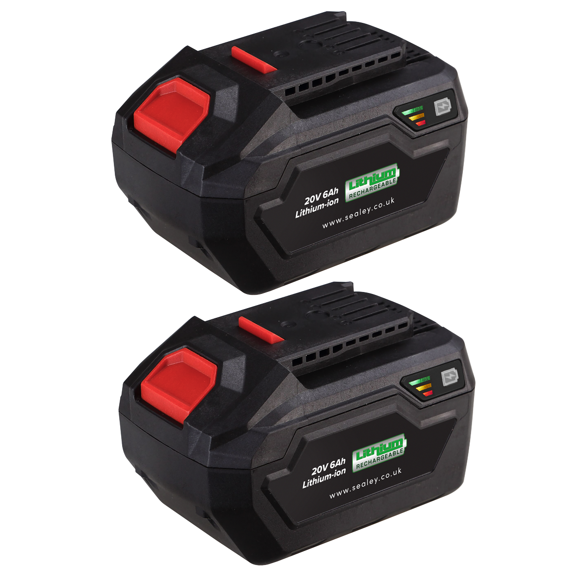 SEALEY - BK06 Power Tool Battery Pack 20V 6Ah Kit for SV20V Series