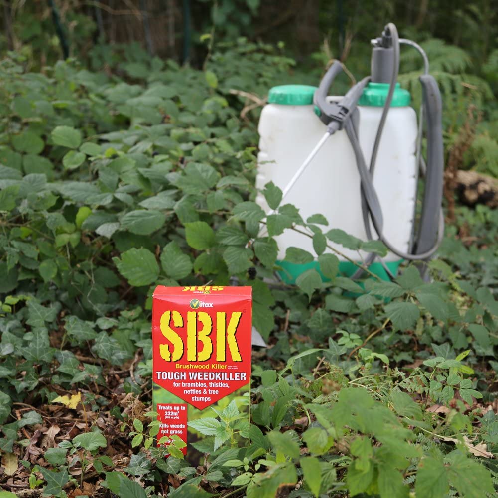 Vitax SBK 125ml to 4 Litre Tough Weed Killer Brushwood Tree Stump Bramble Nettle