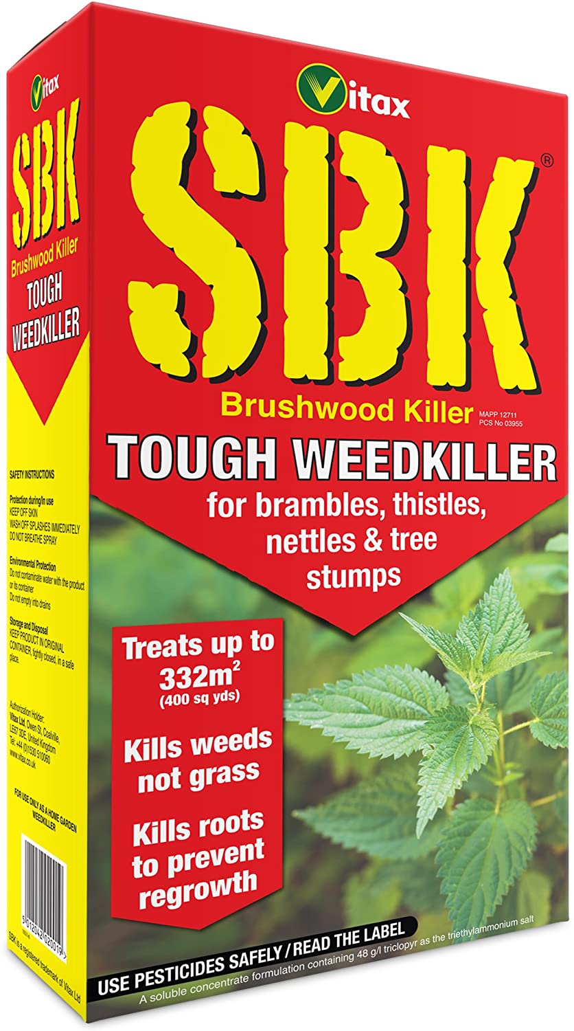 Vitax SBK 250ml Tough Weed Killer Brushwood Tree Stump Bramble Nettle